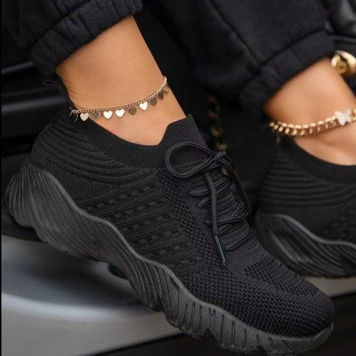 Damen Atmungsaktive Lauf- und Freizeitschuhe mit flexibler Sohle Drune