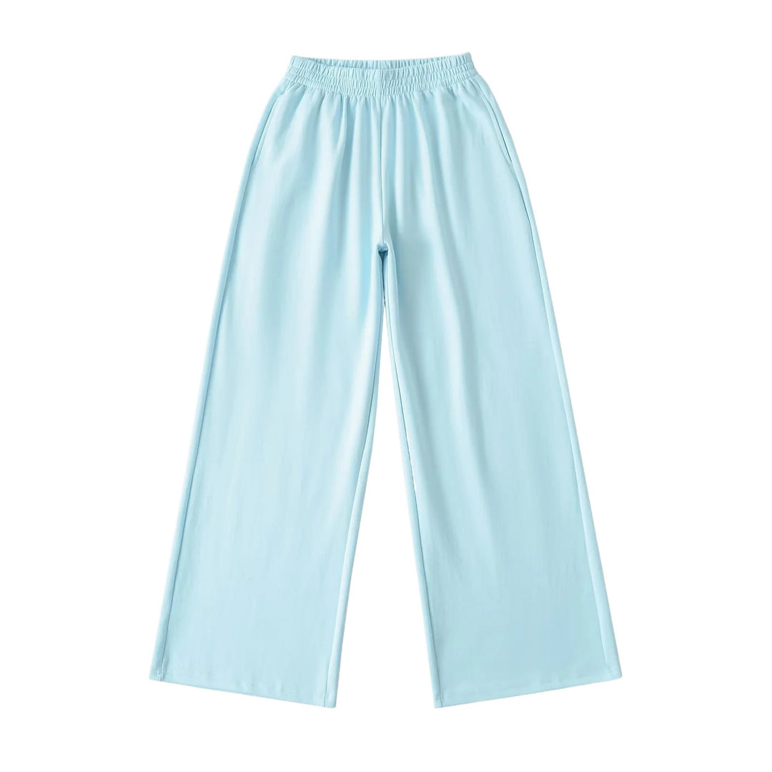 Damen weite Jersey-Hose mit elastischem Bund Drune