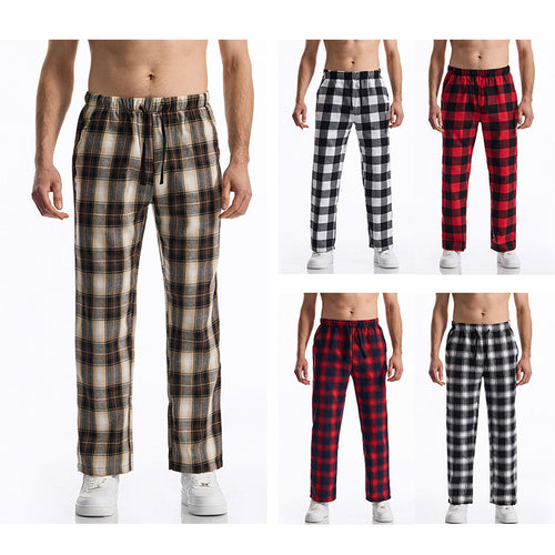 Herren komfortable Karohose Drune