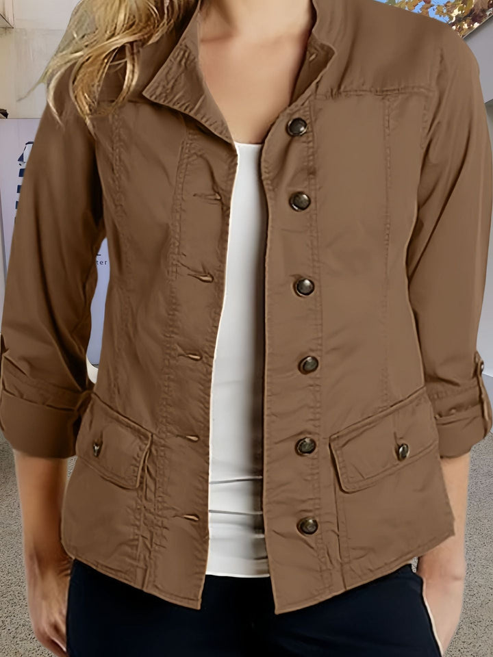 Damen Leichte Sommerjacke mit praktischen Taschen Drune