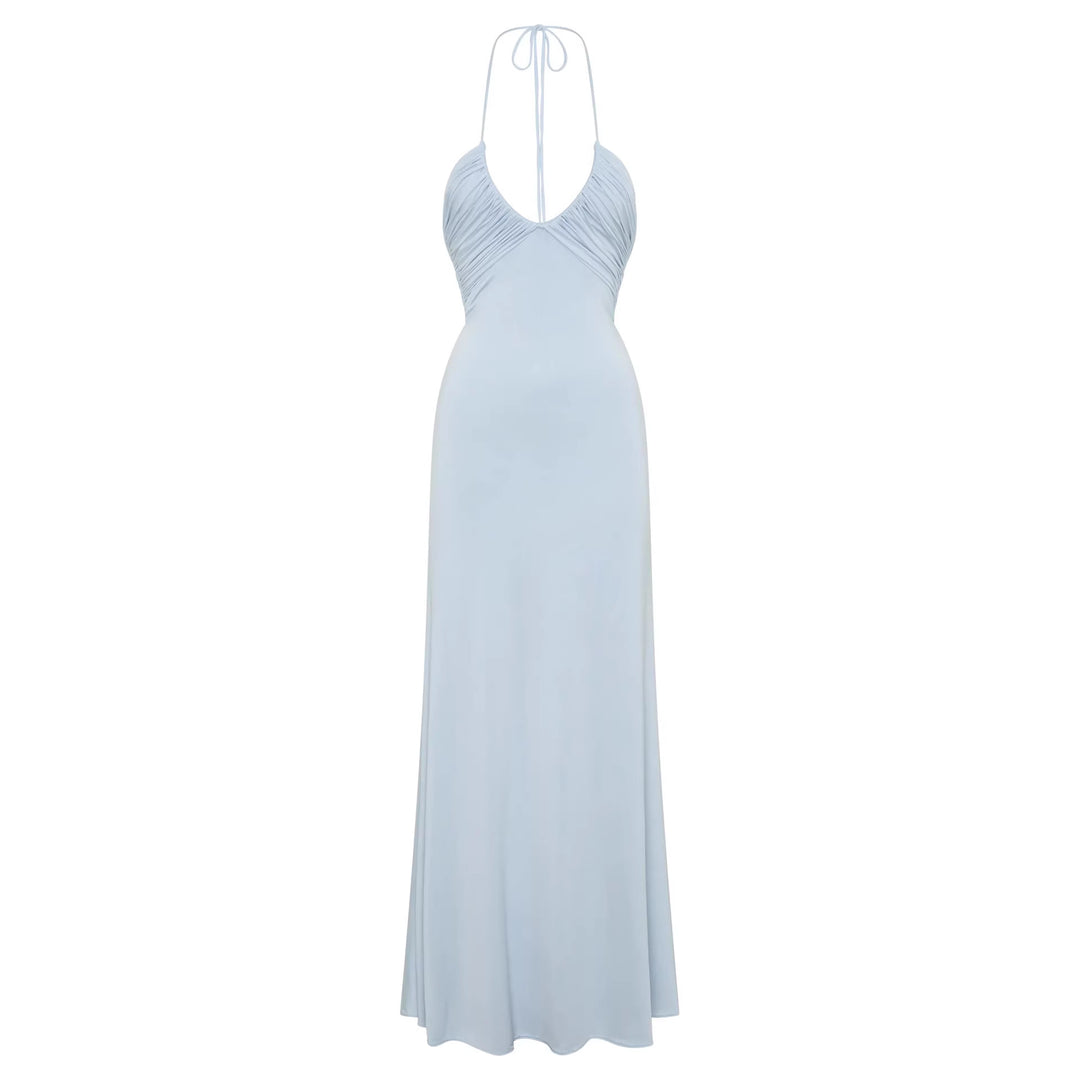 Damen Maxikleid mit raffinierter Drapierung Drune