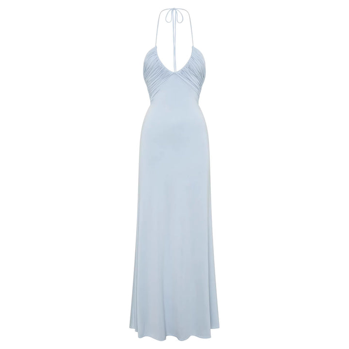 Damen Maxikleid mit raffinierter Drapierung Drune