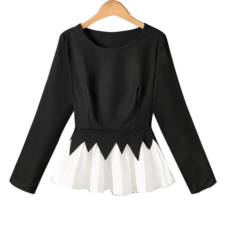 Damen Oberteil mit Rüschendesign und elegantem Schnitt Drune