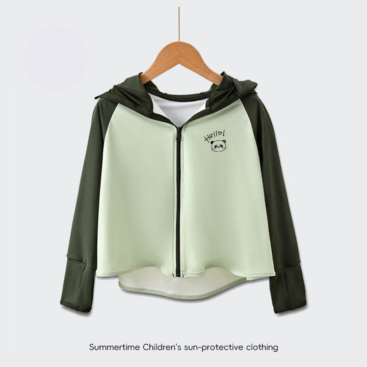 Damen Sportjacke mit Kapuze und Tiermotiv Drune