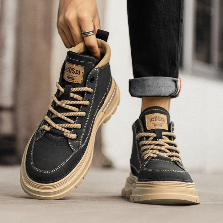 Damen modische High-Top Sneakers mit komfortabler Polsterung und rutschfester Sohle Drune
