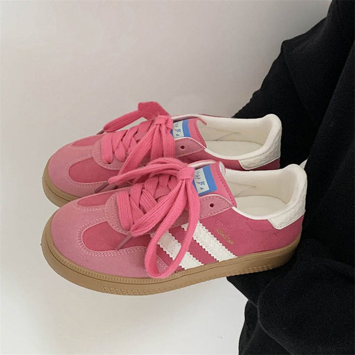 Damen Sportliche Sneakers mit reflektierenden Elementen und atmungsaktiver Oberflächenstruktur Drune