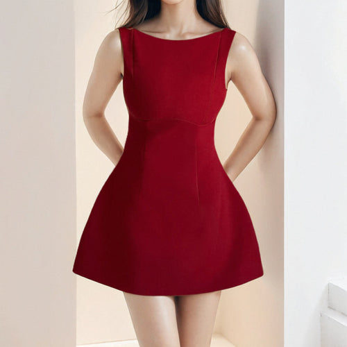 Damen Skaterkleid mit taillierter Silhouette und modischem Schnitt Drune