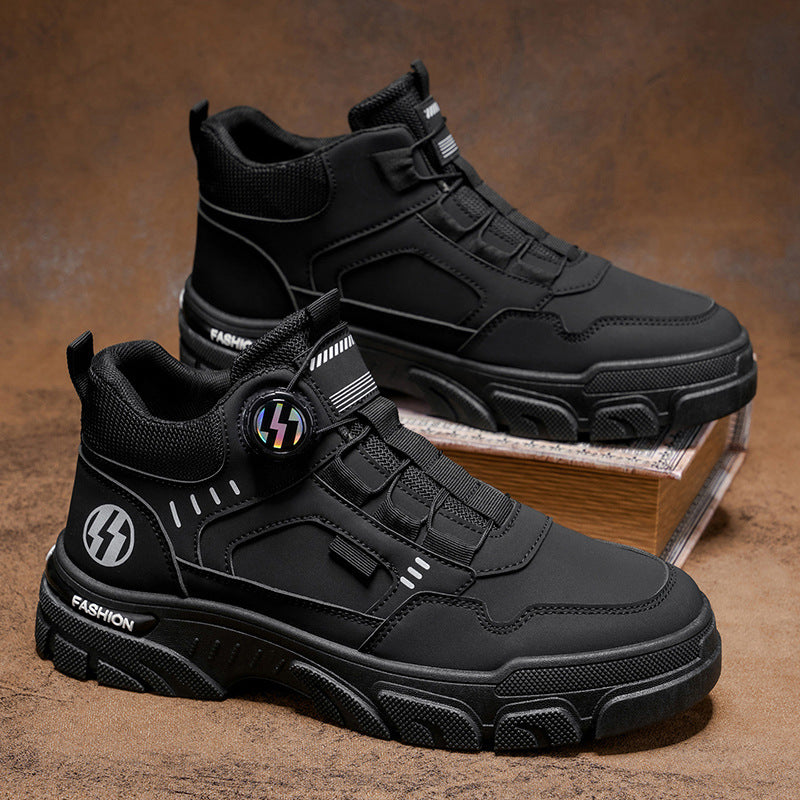 Damen sportliche High-Top Sneakers mit dynamisch-innovativer Schnürtechnologie Drune