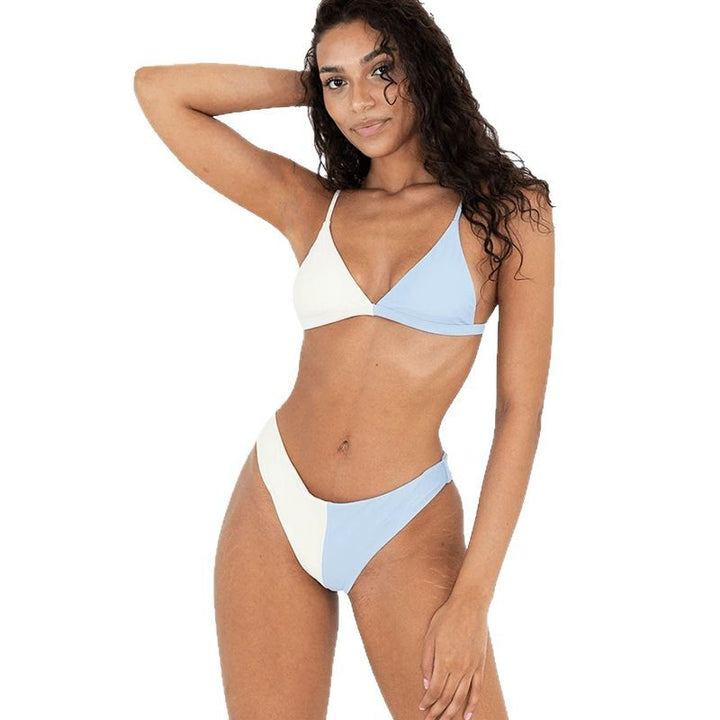Damen Triangel-Bikini mit harmonischem Farbkontrast Drune
