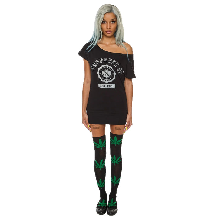 Damen T-Shirt mit dekorativem Grafikdruck Drune