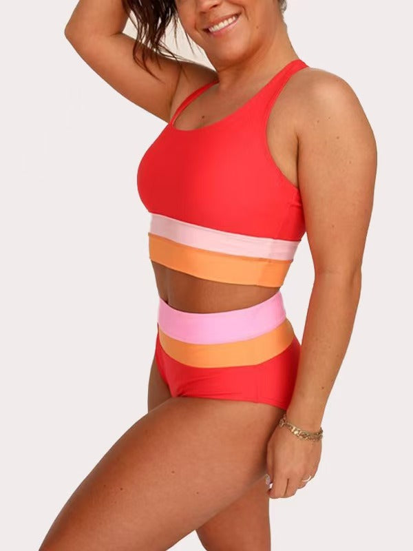 Drune | Großer Bikini mit geteiltem Reißverschluss
