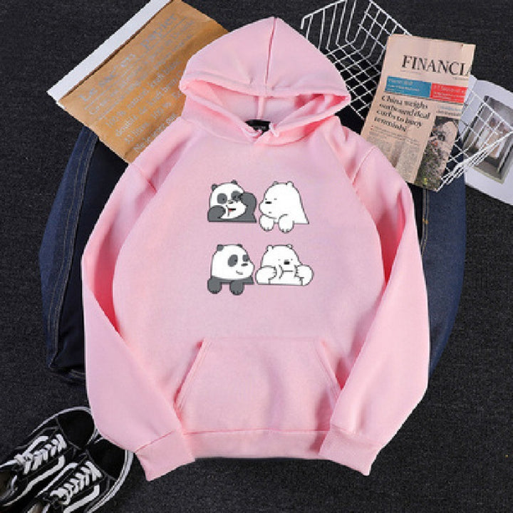 Damen Kuscheliger Kapuzenpullover Drune