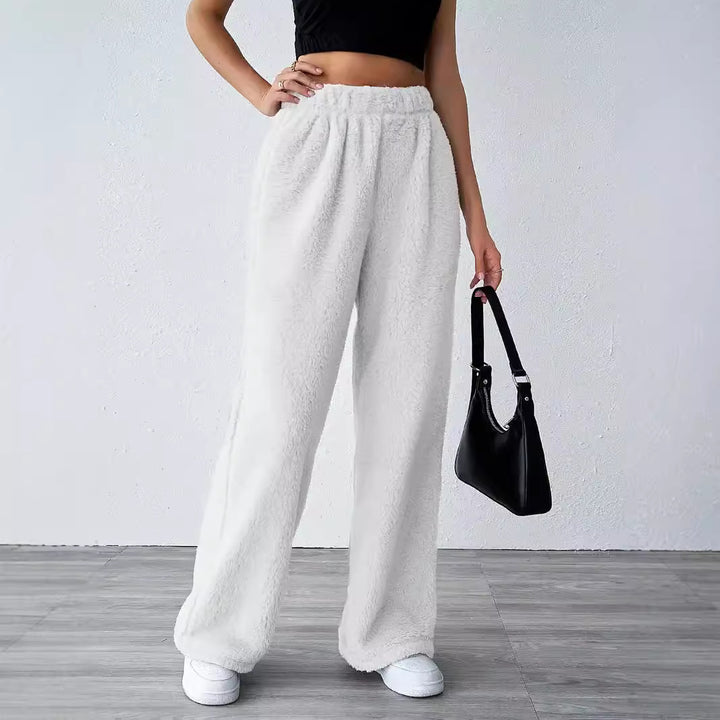 Damen Flauschige Relax-Hose Drune