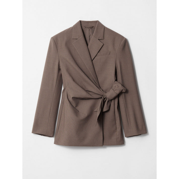 Damen modisches Blazer und Hose Set mit tailliertem Schnitt Drune