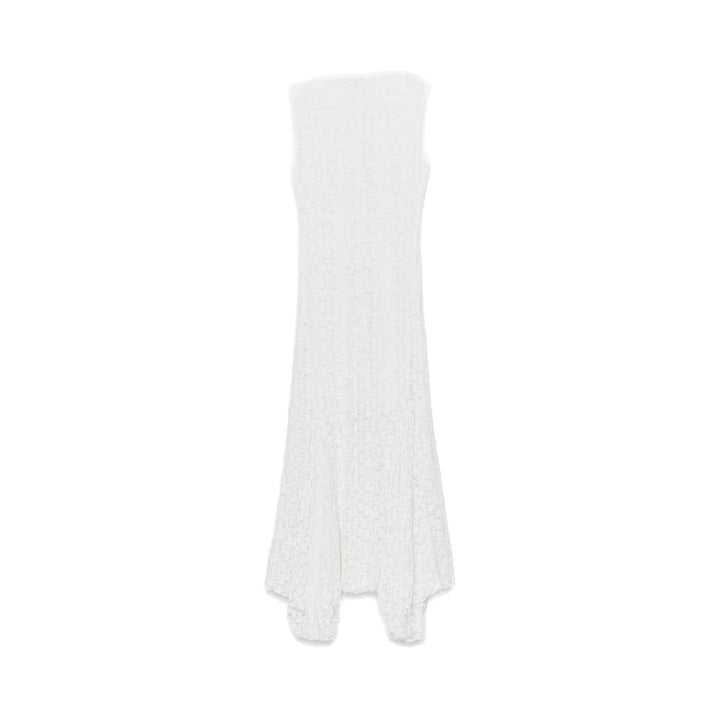 Damen elegantes Maxi-Kleid mit transparentem Gewebemuster und femininem Schnitt Drune