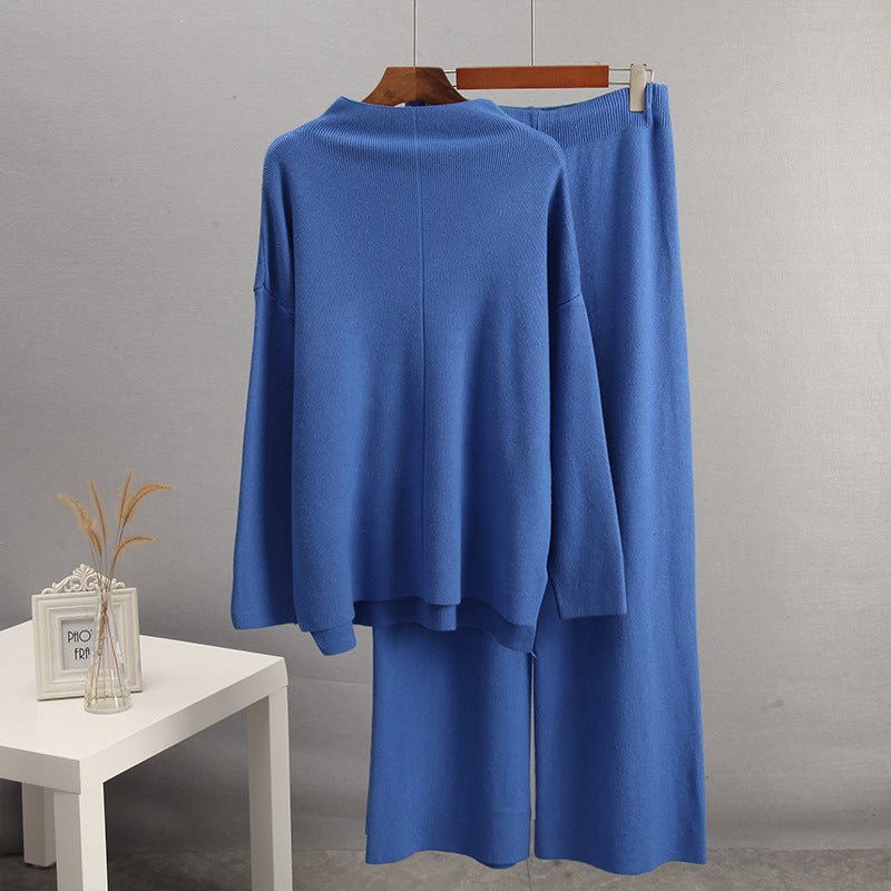 Damen Elegantes Strickensemble mit weitem Schnitt Drune