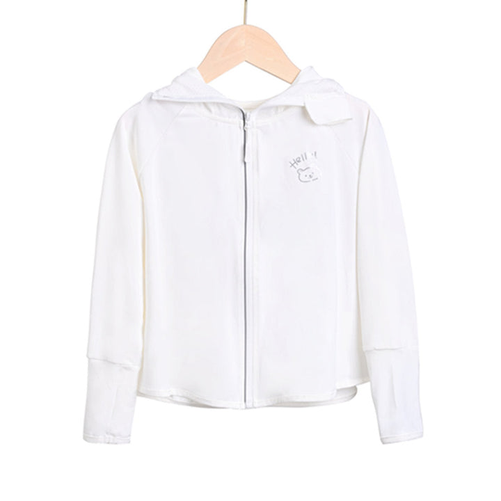 Damen sportliche Kapuzenjacke mit leichtem UV-Schutz Drune