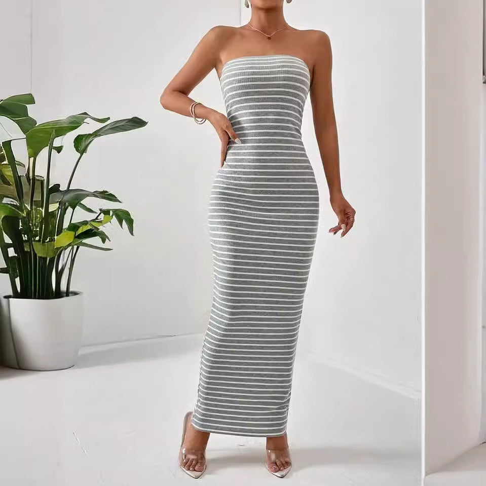 Damen Maxikleid im trendigen Streifenlook Drune