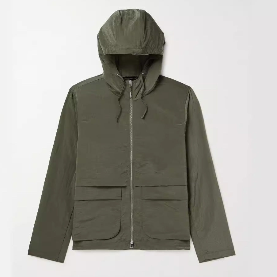 Damen Leichte Übergangsjacke mit Kapuze Drune