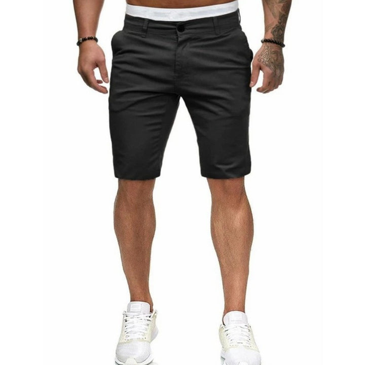Herren Chino Stil Freizeit Shorts Drune