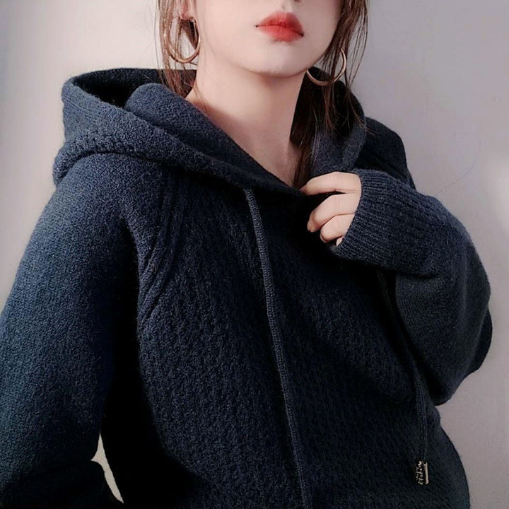 Damen Hoody mit innovativer Struktur und lässigem Schnitt Drune