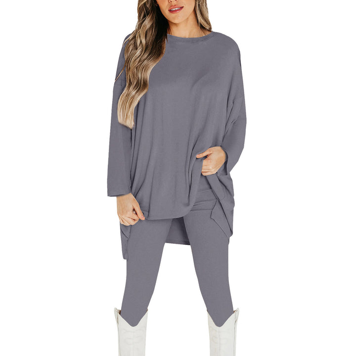 Damen Lässiges Set aus oversized Oberteil und figurbetonten Leggings Drune