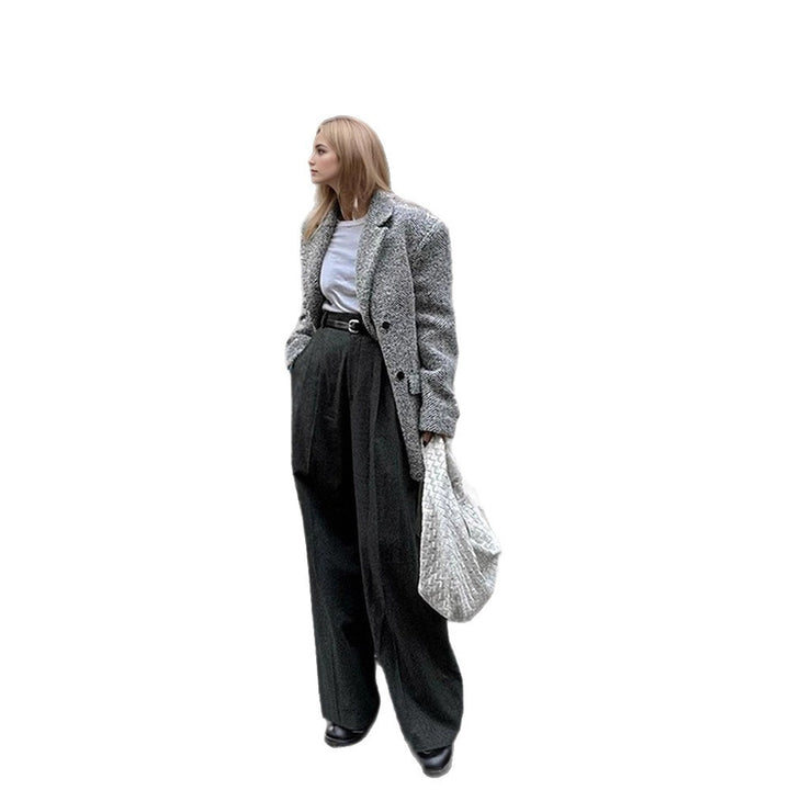 Damen Oversized Blazer Drune