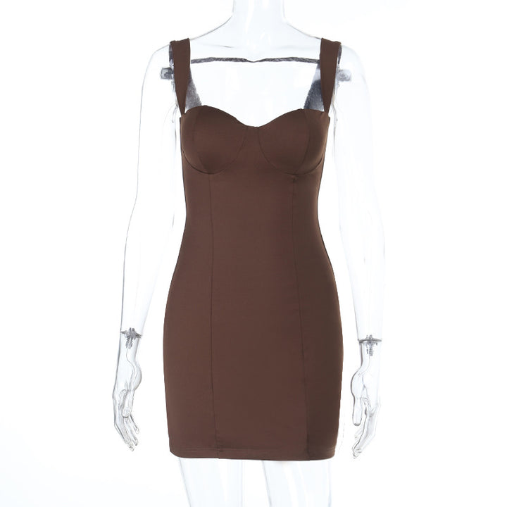 Damen figurbetontes Cocktailkleid mit Schlankmachenden Details Drune