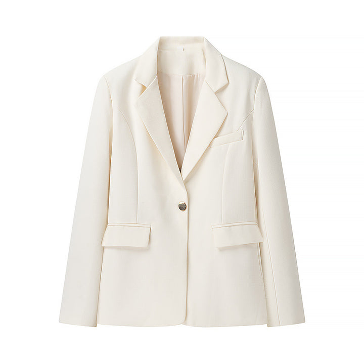 Damen elegante Blazerjacke mit strukturiertem Design und praktischen Taschen Drune