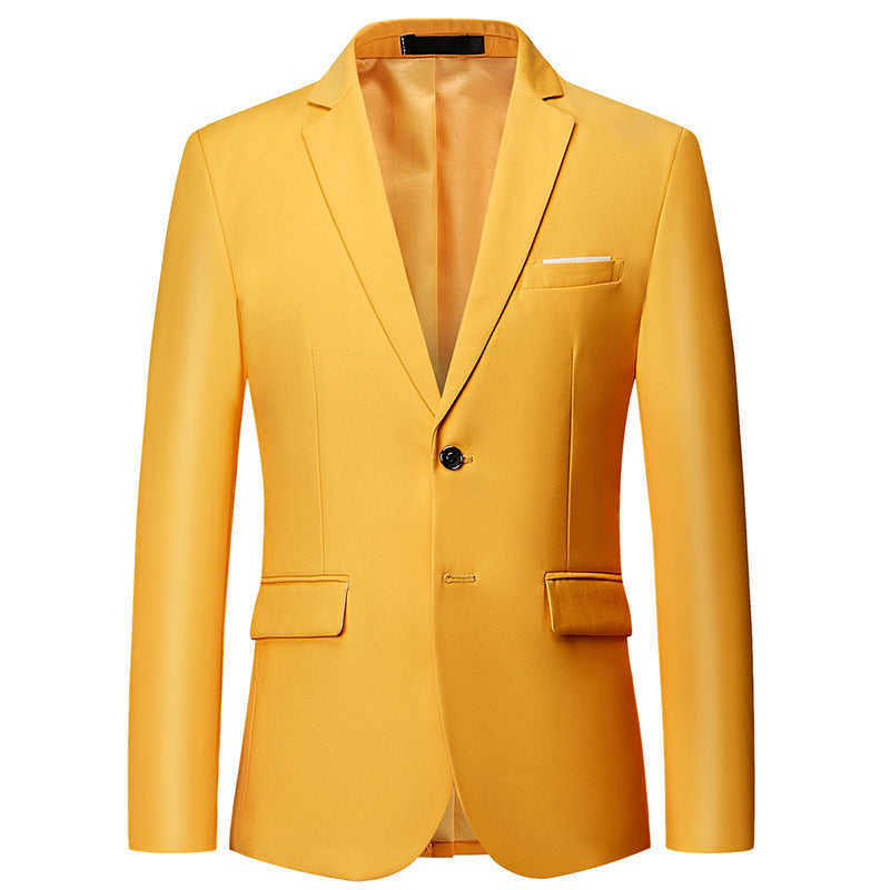 Herren nan tailliertes Sakko mit schmaler Silhouette, Stretchanteil und Pattentaschen Drune