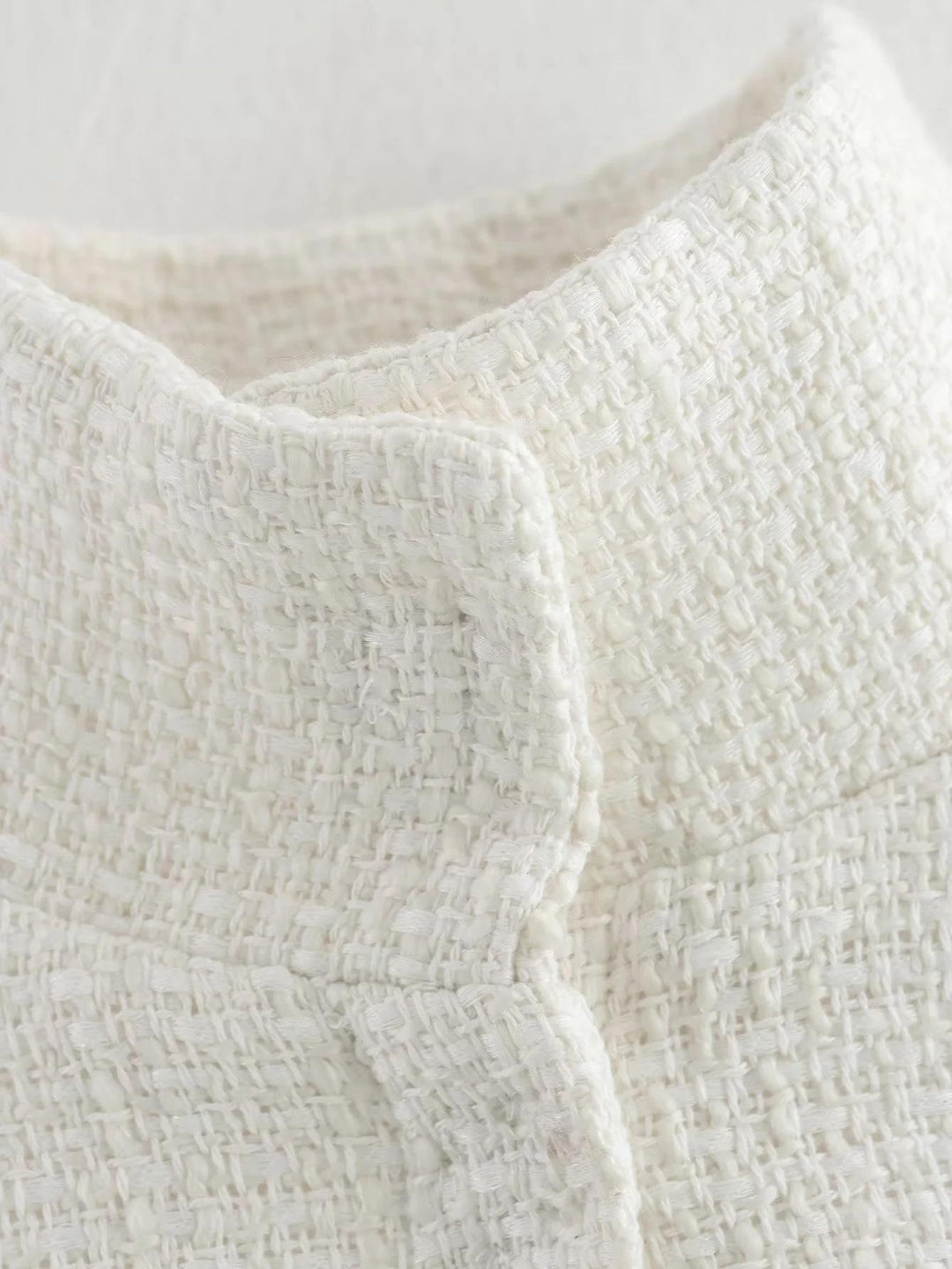 Damen elegante Umhangjacke aus strukturiertem Gewebe Drune