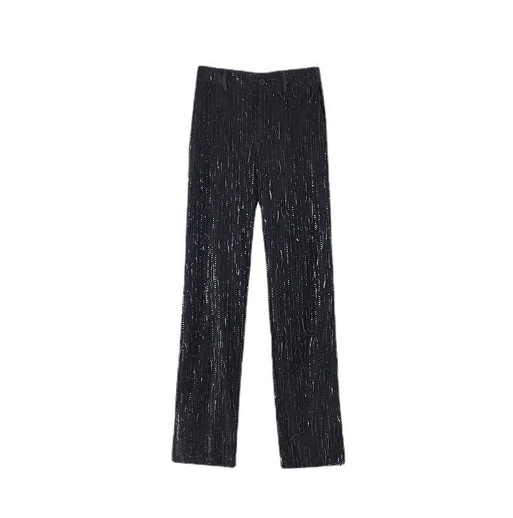 Damen modische Statement-Hosen mit Fransen Drune