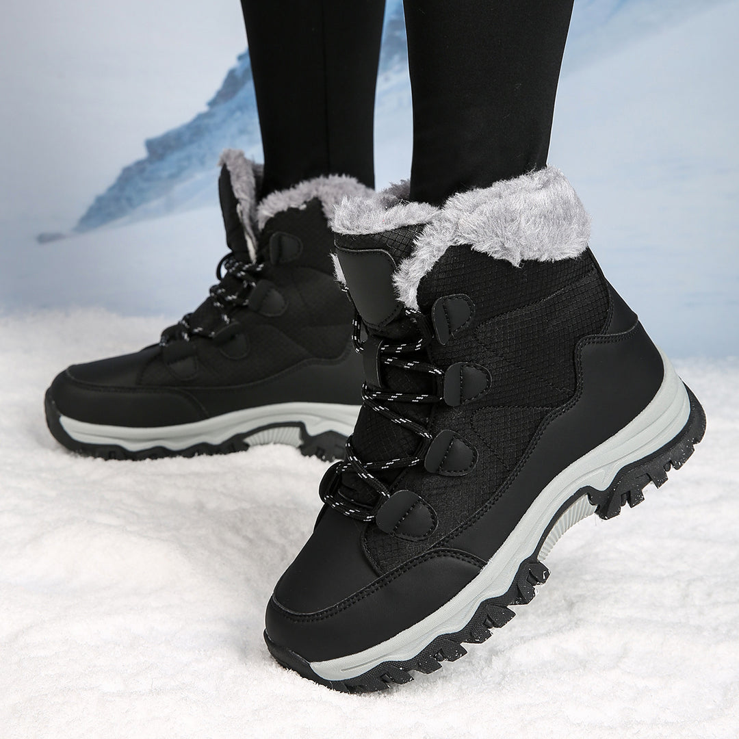 Damen Thermo-Winterstiefel mit isolierendem Futter und rutschfester Sohle Drune
