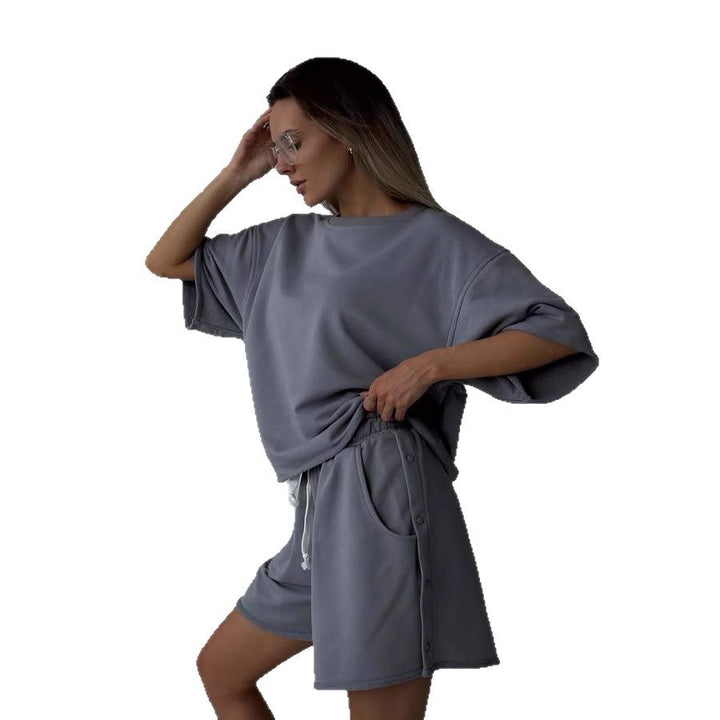 Damen Oversized Freizeitsport Set Drune