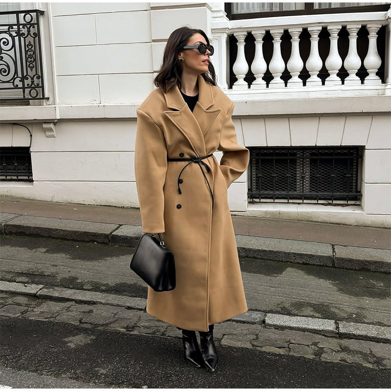 Damen eleganter Oversized-Trenchcoat Drune