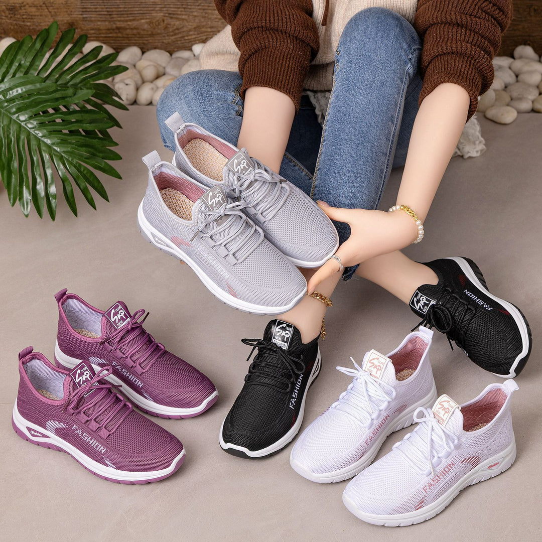Damen nan Slip-On Lauf- und Alltagsschuh aus nahtlosem Strick mit ergonomischer Stoßdämpfung Drune