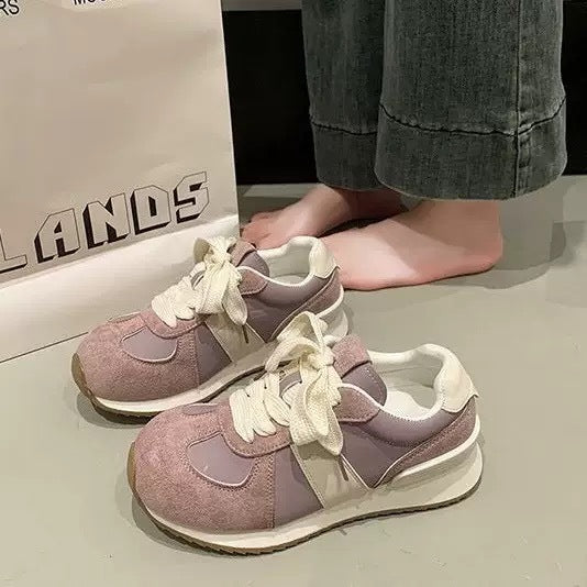 Damen Fashion Sneakers mit weich gepolsterter Sohle und atmungsaktivem Obermaterial Drune