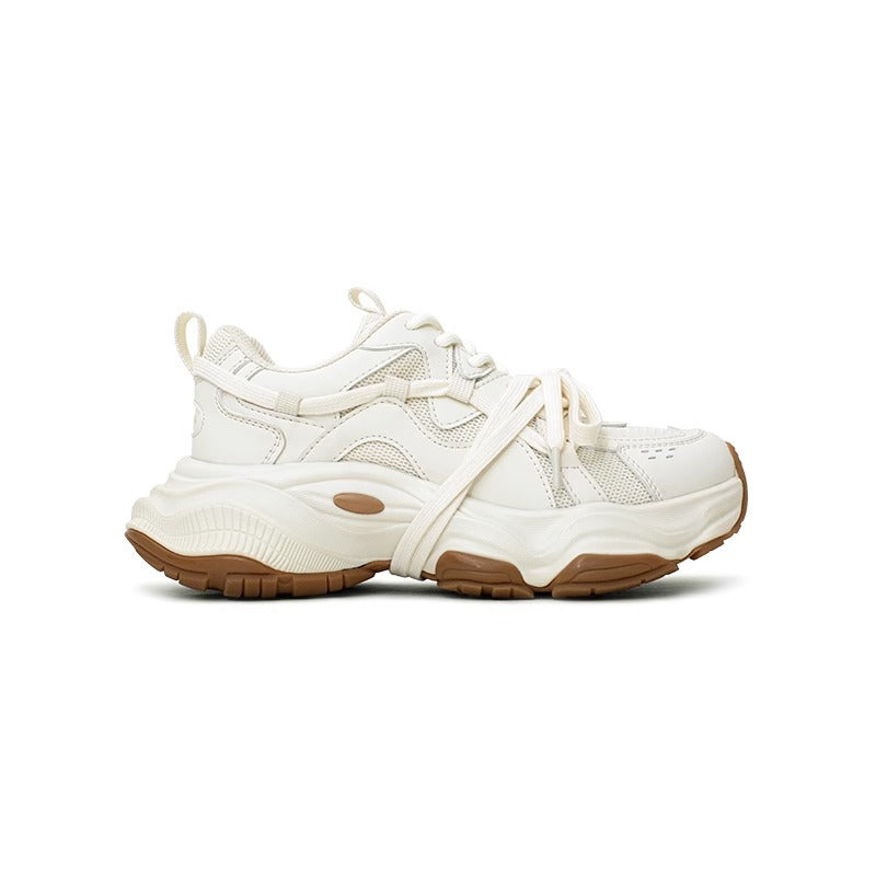 Damen Sportliche Plattform Sneakers Drune