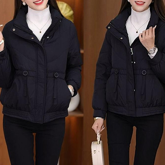 Damen Steppjacke mit verstellbarem Bund Drune