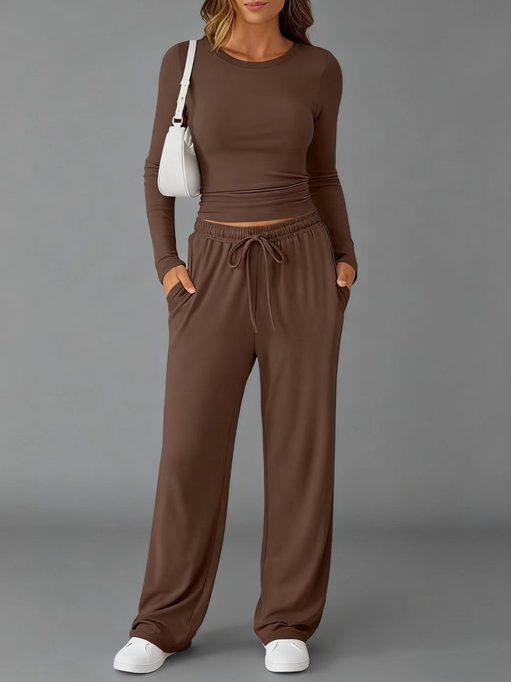 Damen bequeme und stylische Lounge-Set Drune