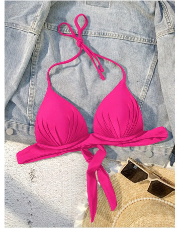 Damen Triangel-Bikini mit modischem Knoten-Design Drune