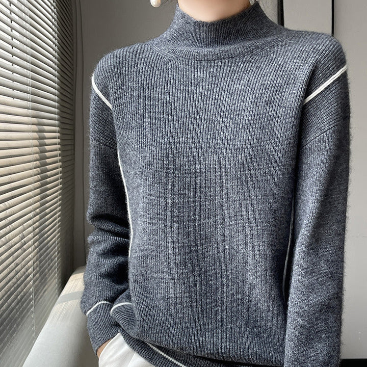 Drune | Eleganter schlichter Rollkragenpullover