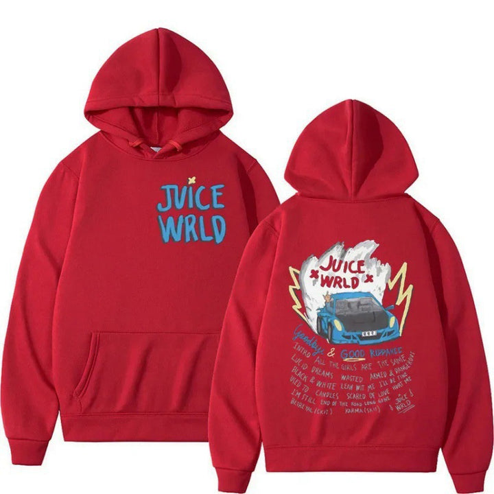 Damen Kapuzenpullover mit kreativem Grafikdesign und bequemer Passform Drune