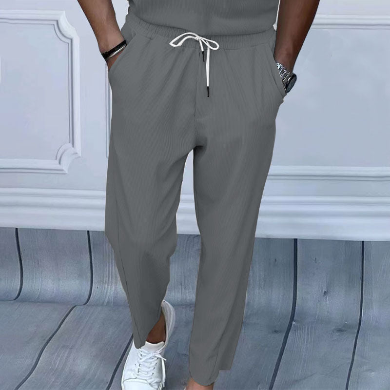 Herren Freizeithose mit elastischem Bund und praktischen Seitentaschen Drune