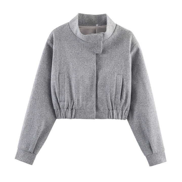 Damen cropped Wolljacke Drune