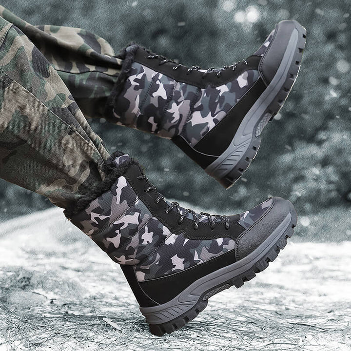 Damen Winterboots mit robustem Profil und isolierendem Futter Drune