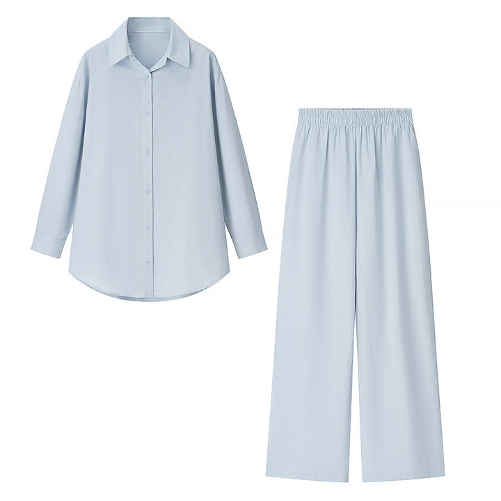 Damen weite Luftige Palazzo-Hose Drune