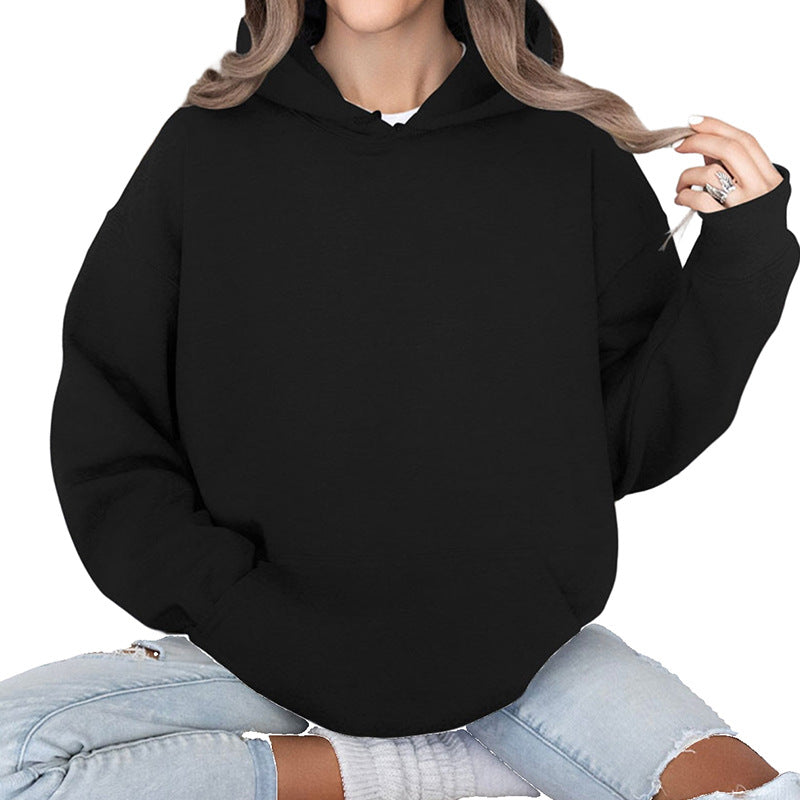 Damen bequemer Kapuzenpullover aus hochwertigem Material Drune