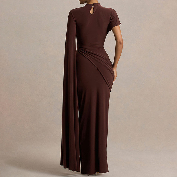 Damen Elegantes Kleid mit einzigartigem Drapierungsdesign Drune