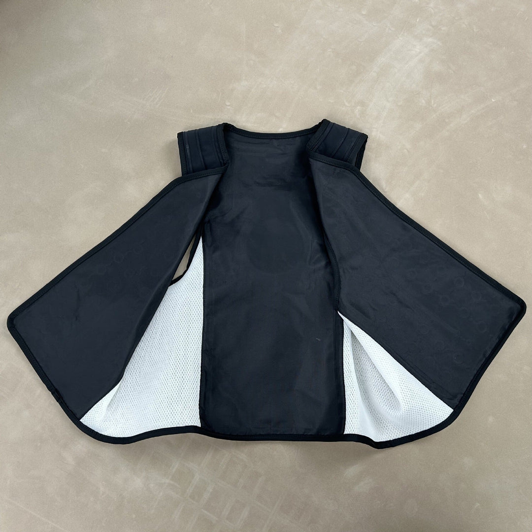 Unisex nan Wasserzirkulations-Kühlweste mit Rückenkammer, Einfüllstutzen und atmungsaktiven Mesh-Seiten Drune